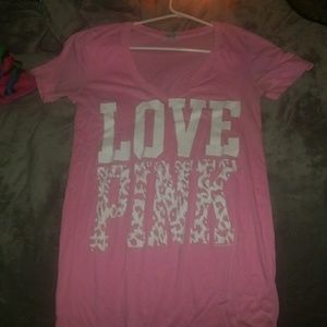 Pink V Neck